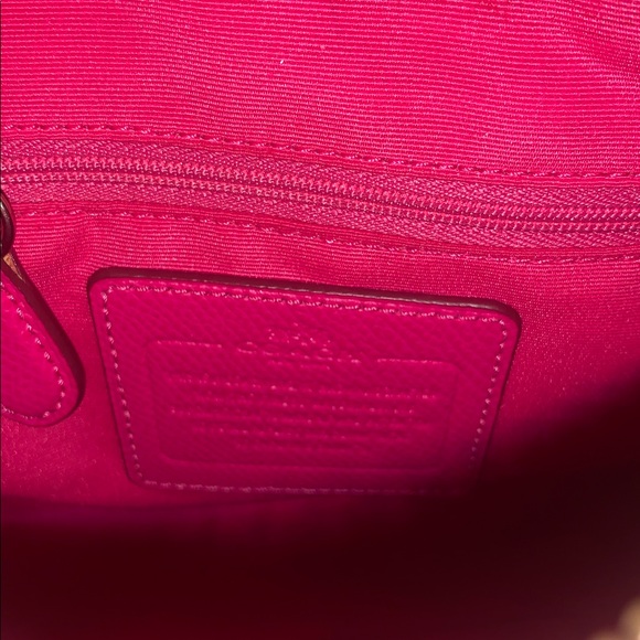 Two Coach purses, good condition, pink and blue. - Picture 10 of 13